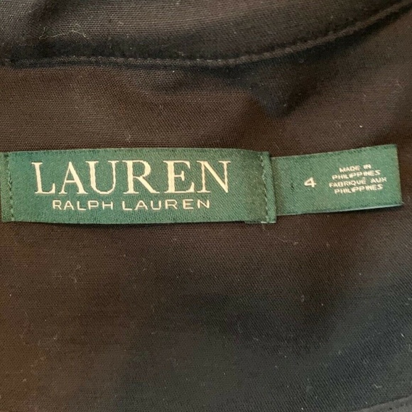 Lauren Ralph Lauren Peacoat Black Pockets 4 - Picture 5 of 7